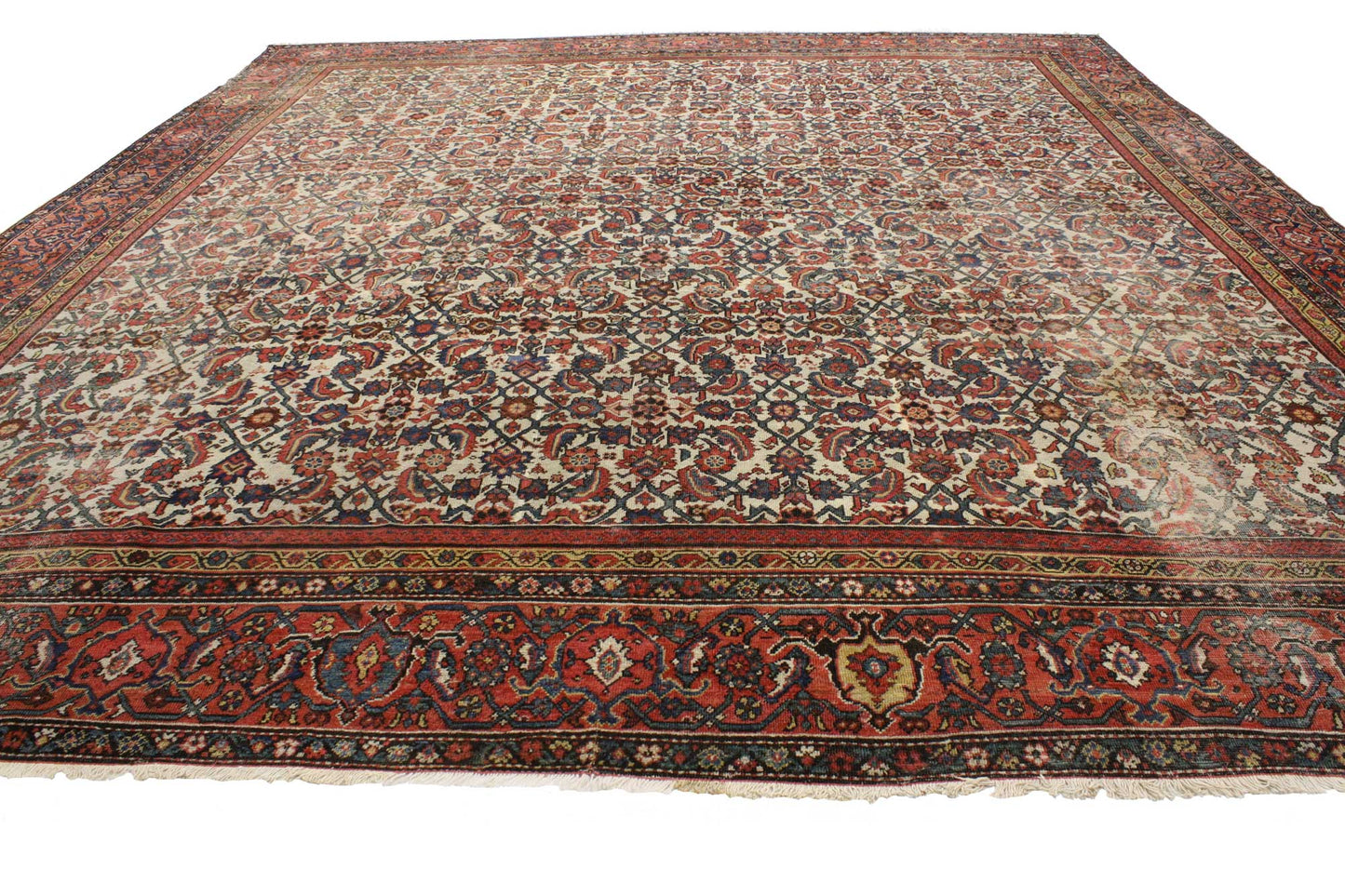 14 x 16 Antique Persian Mahal Rug 76790