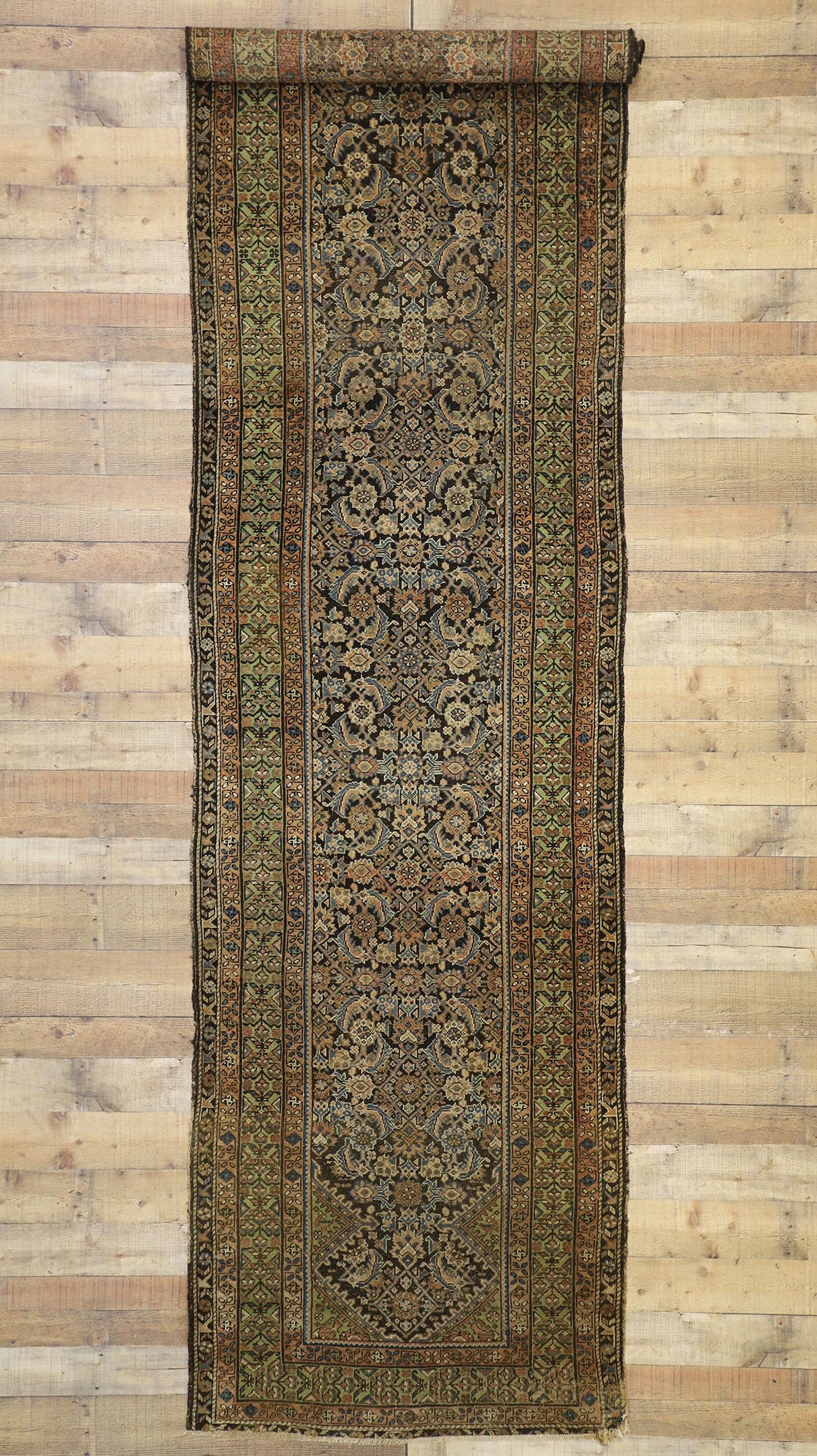 3 x 17 Antique Persian Malayer Rug 76793