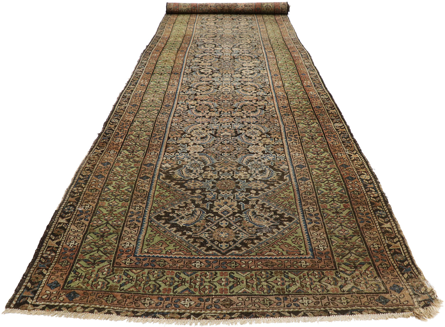 3 x 17 Antique Persian Malayer Rug 76793