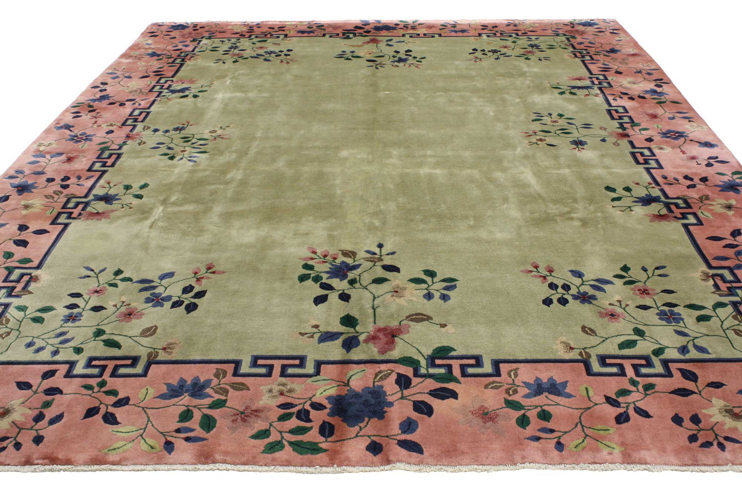 9 x 11 Antique Art Deco Rug 76801