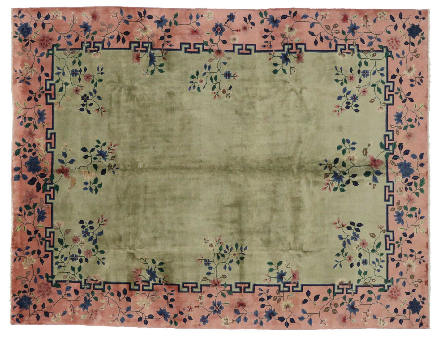 9 x 11 Antique Art Deco Rug 76801