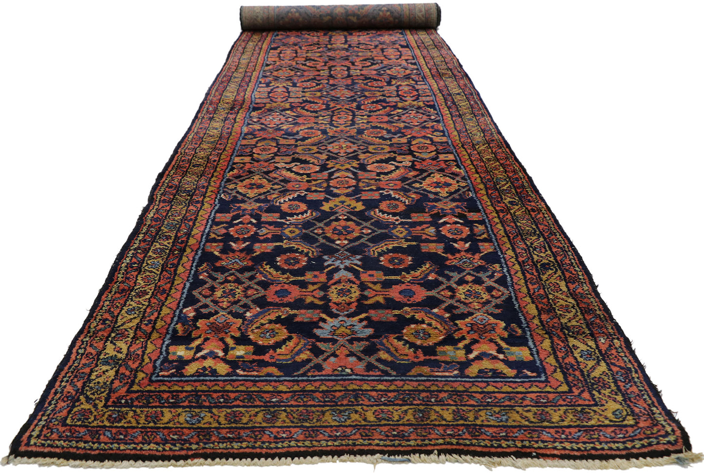 4 x 17 Antique Malayer Rug 76805