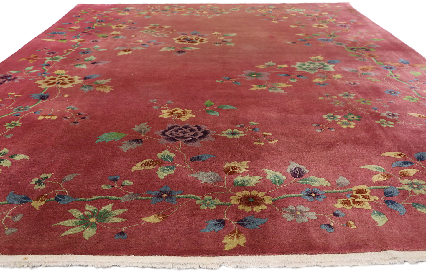 9 x 11 Antique Art Deco Rug 76813