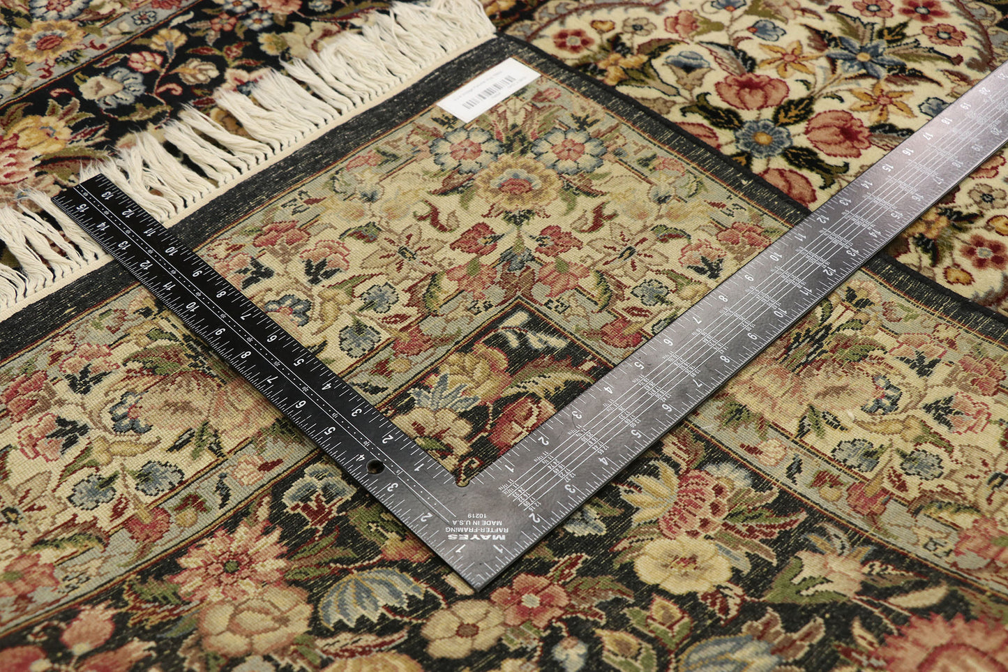4 x 6 Vintage Pakistani Floral Rug 76854