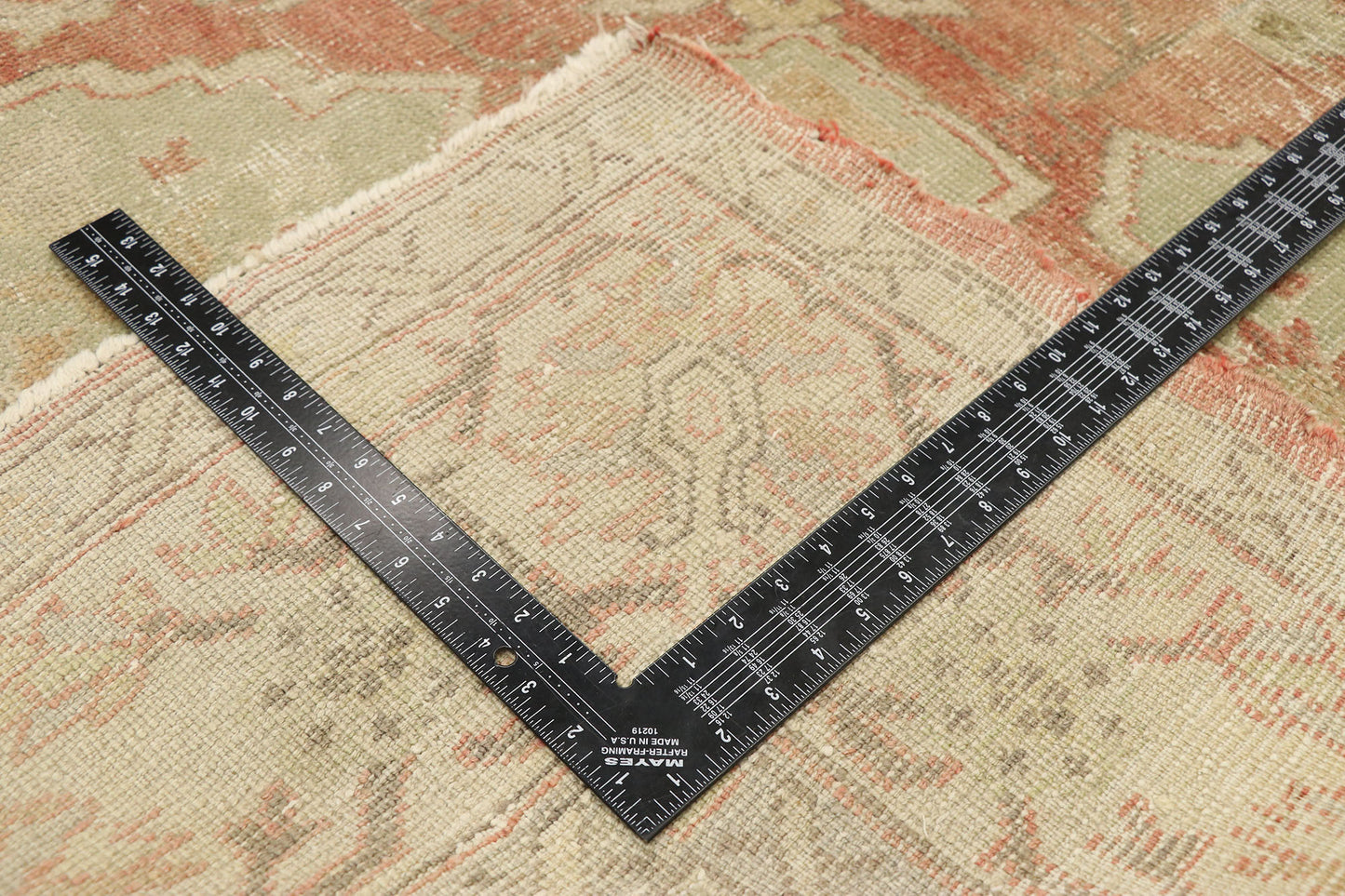 9 x 12 Antique Turkish Oushak Rug 76860