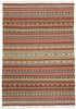 5 x 6 Vintage Turkish Striped Kilim Rug 76864
