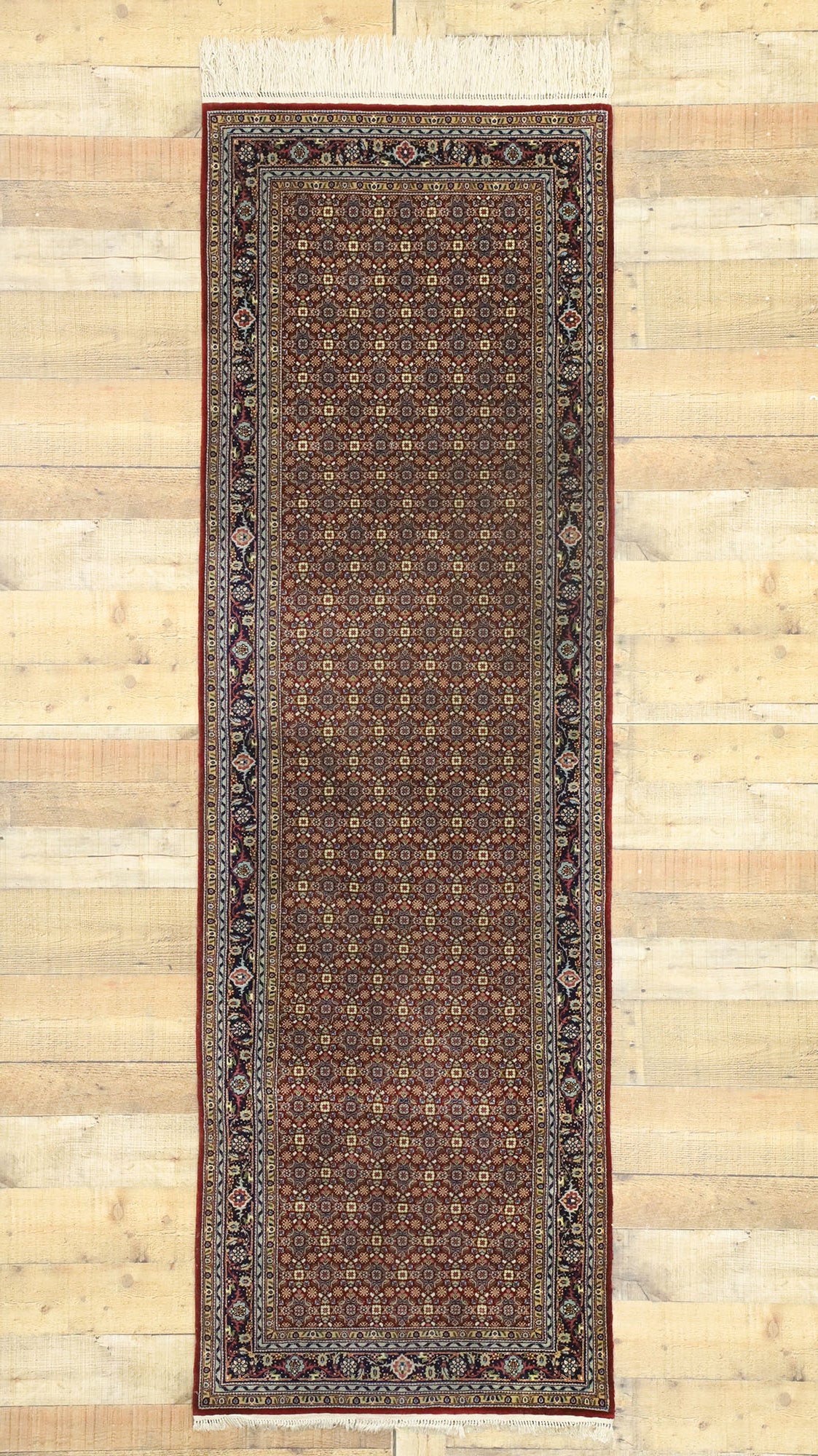 3 x 8 Vintage Chinese Tabriz Runner 76868
