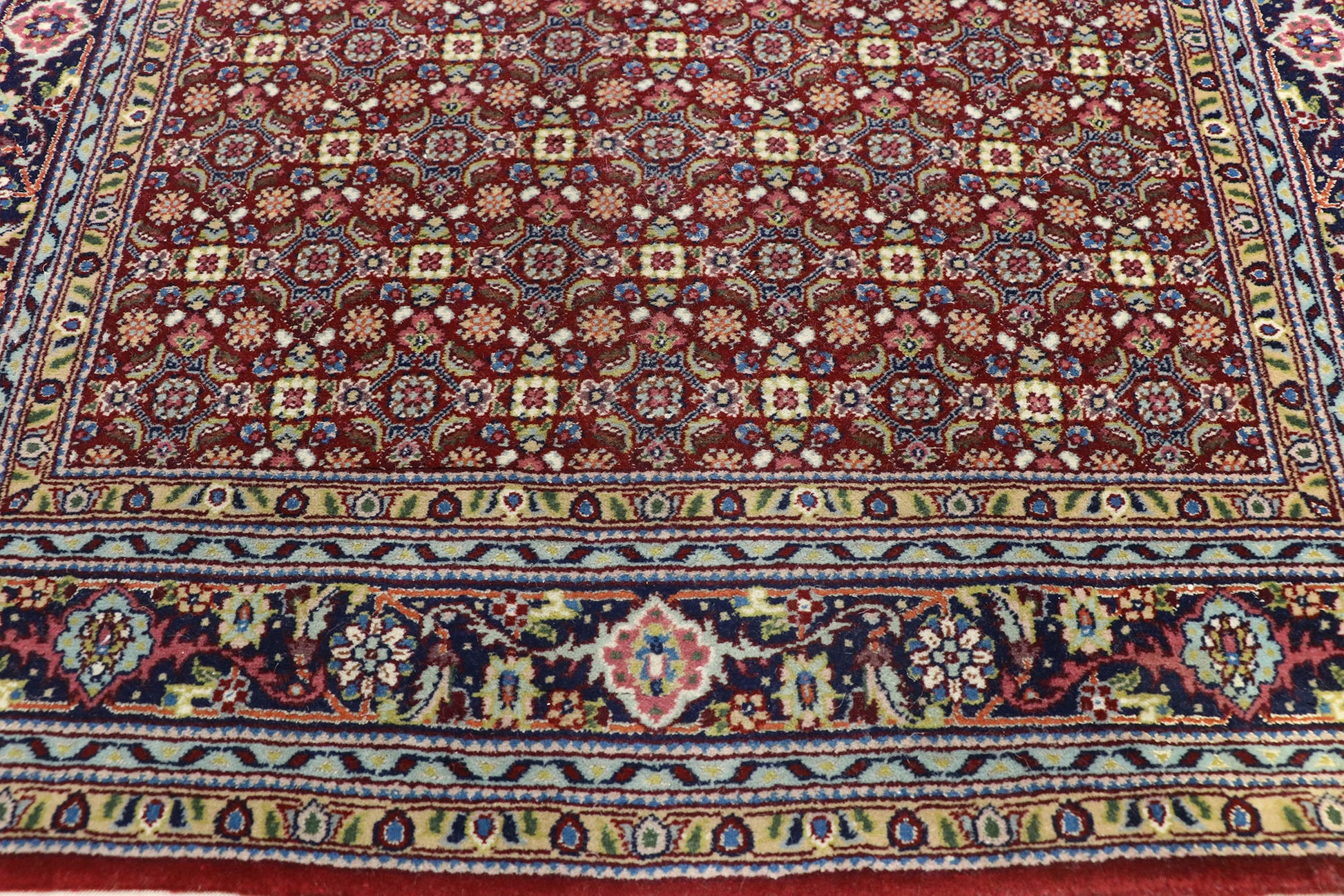 3 x 8 Vintage Chinese Tabriz Runner 76868