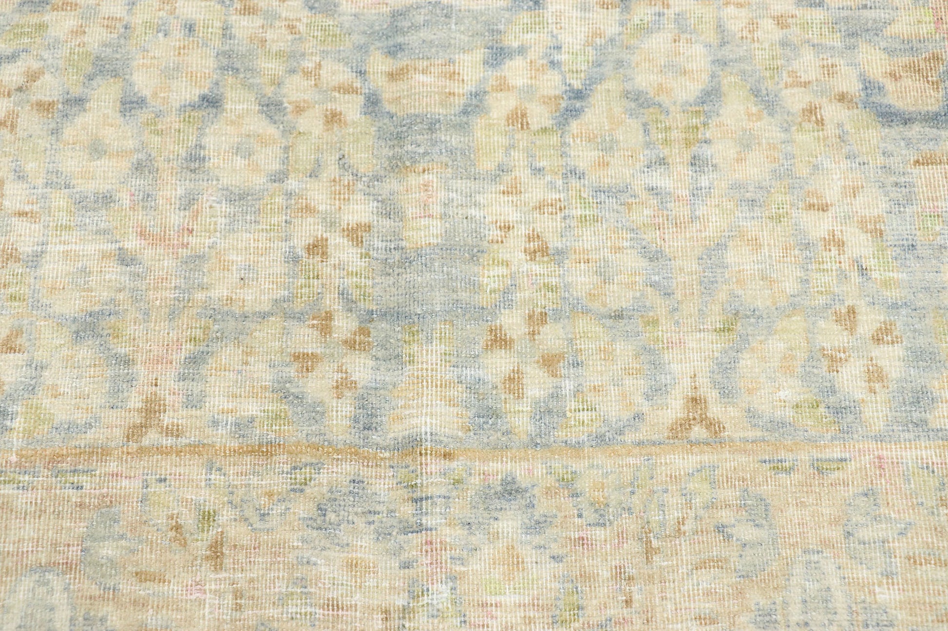 11 x 16 Antique Persian Yazd Rug 76889