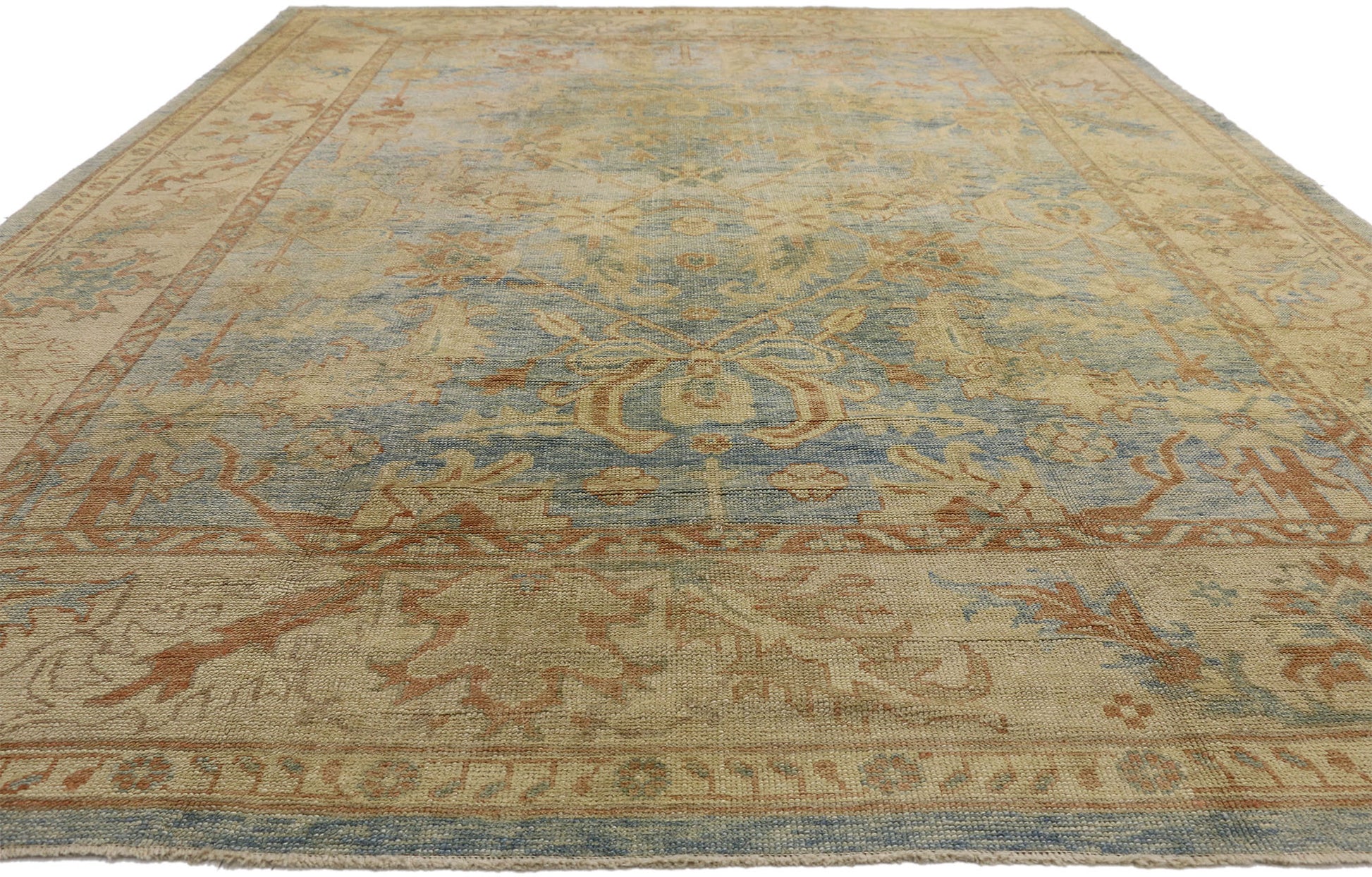 9 x 13 Turkish Oushak Rug 76891