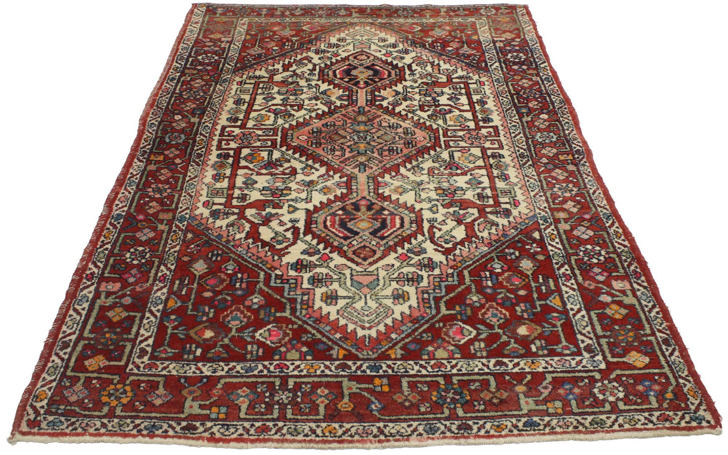 4 x 7 Vintage Hamadan 76932