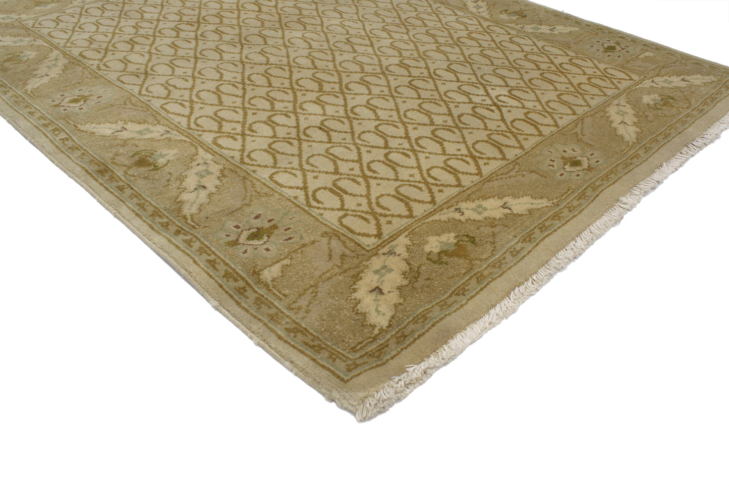 4 x 5 Vintage Indian Rug 76983