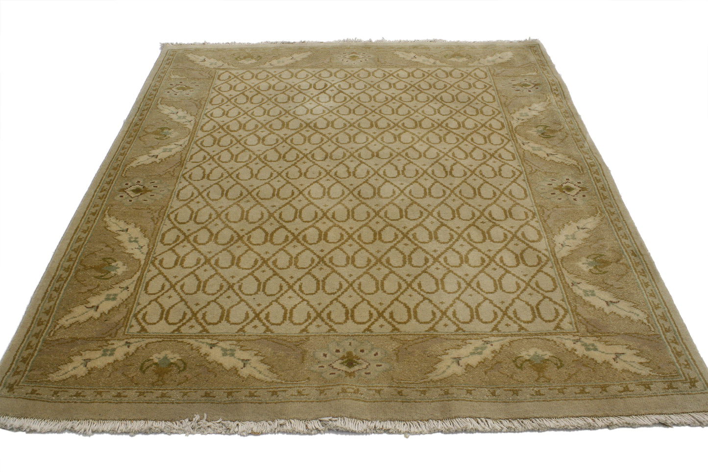 4 x 5 Vintage Indian Rug 76983