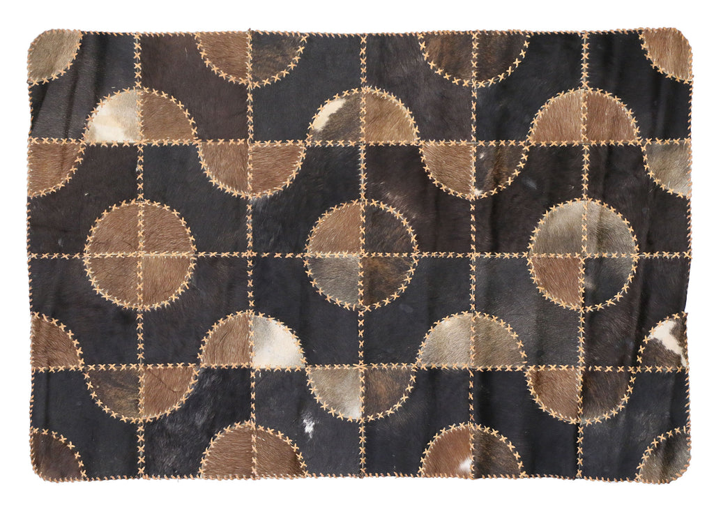 3 x 5 Leather Cowhide Rug 76987