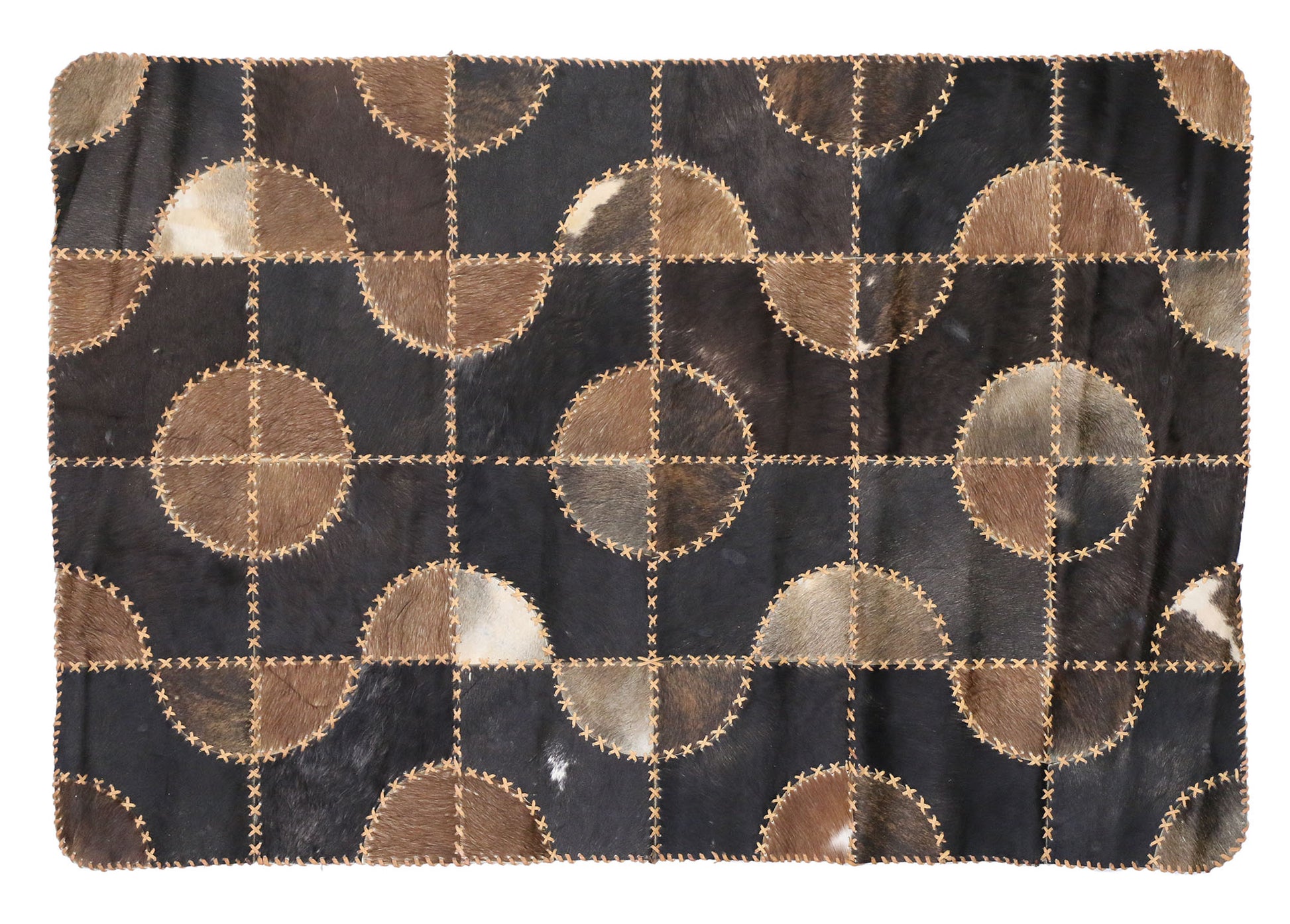 3 x 5 Leather Cowhide Rug 76987