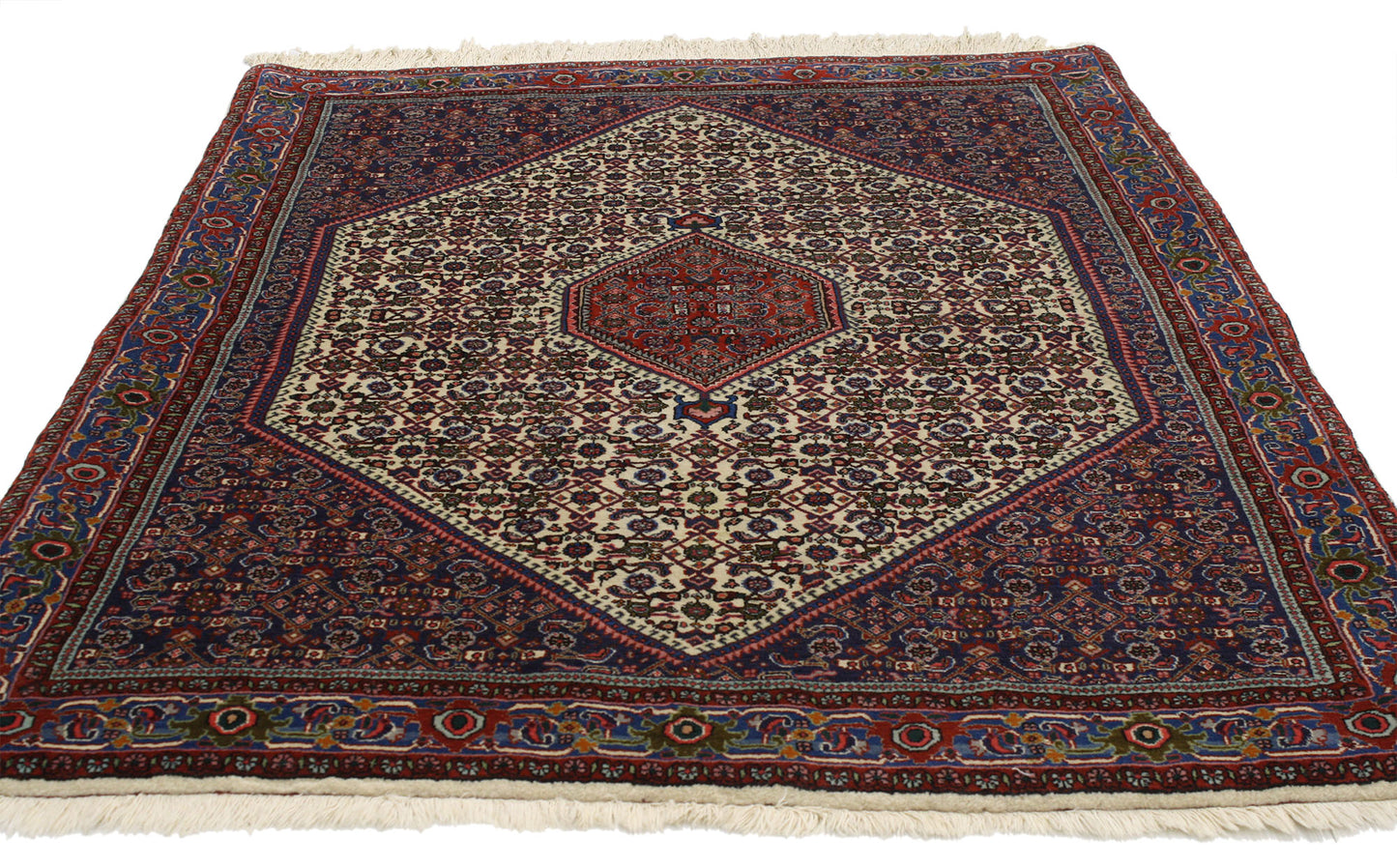 4 x 5 Vintage Bijar Rug 76991