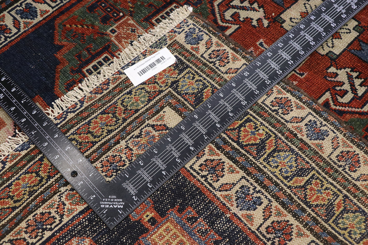 4 x 15 Antique Persian Malayer Runner 77015
