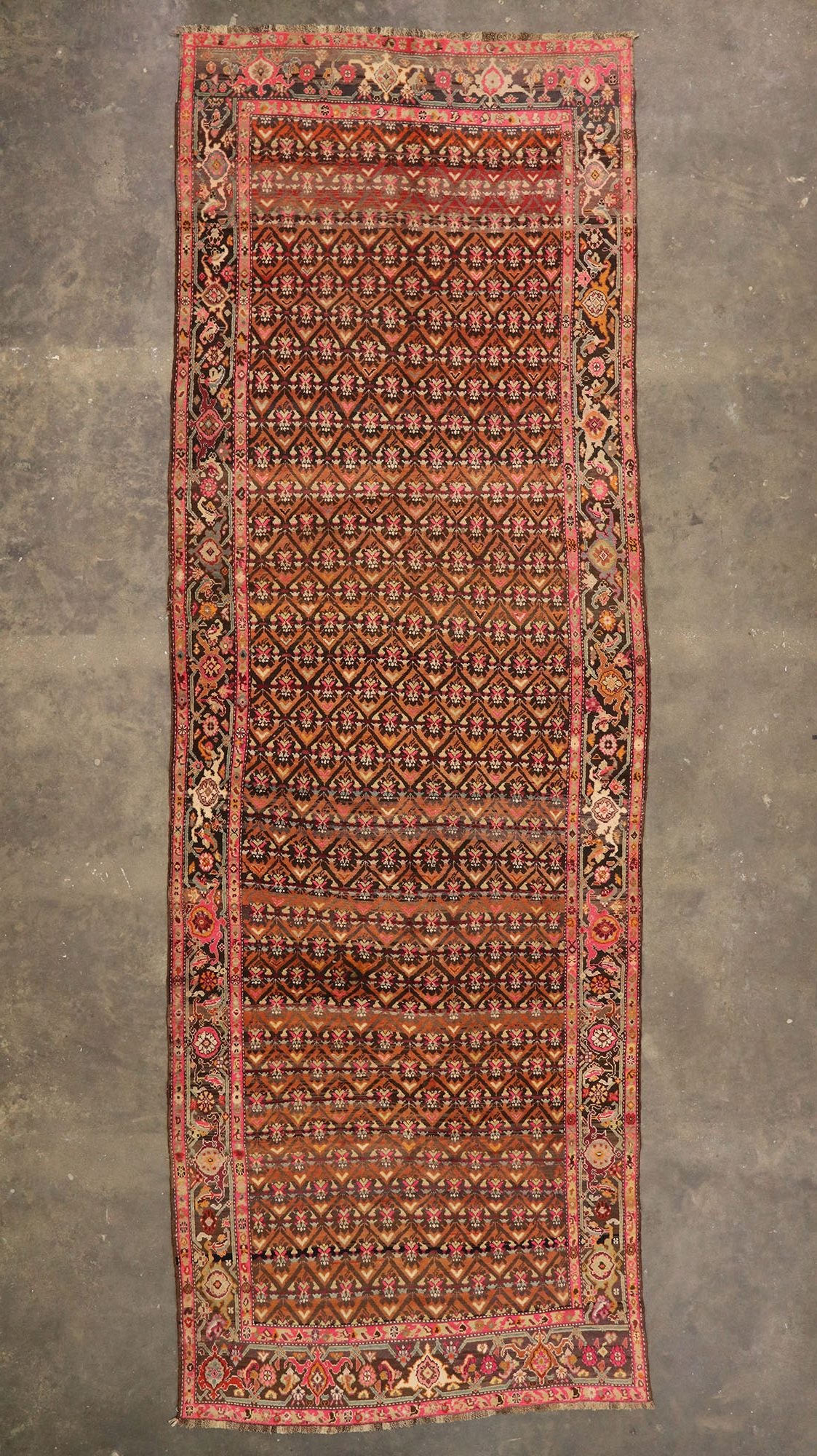 7 x 19 Antique Caucasian Karabagh Rug 77018