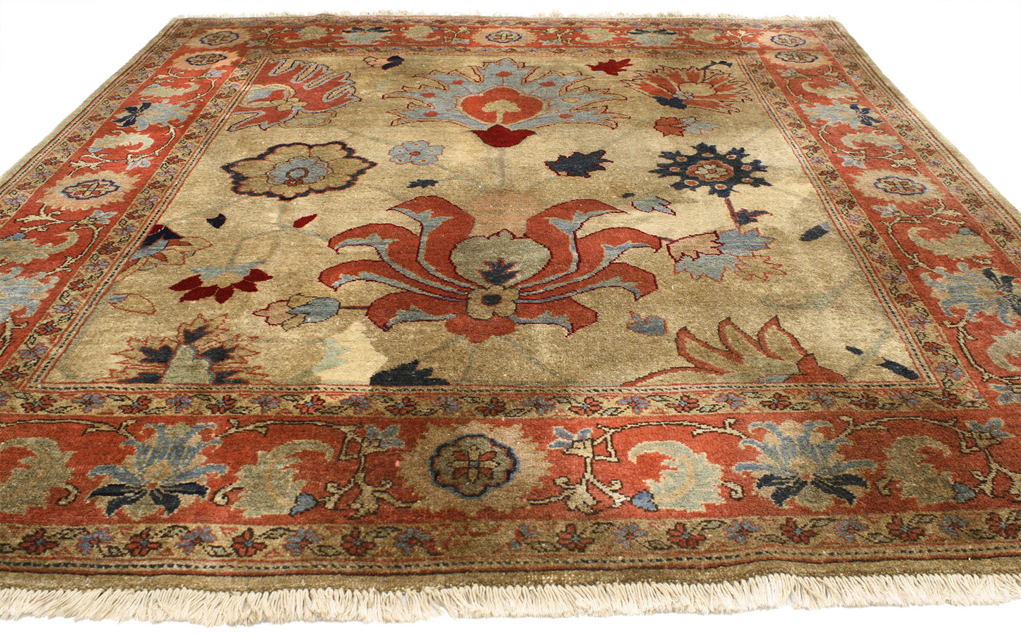 7 x 8 Vintage Mahal Rug 77028