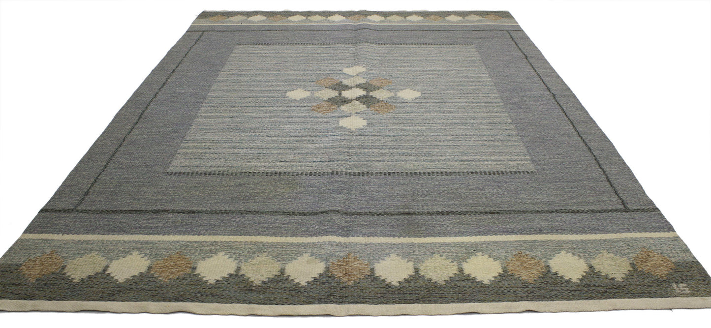 5 x 8 Vintage Swedish Kilim Rug 77033