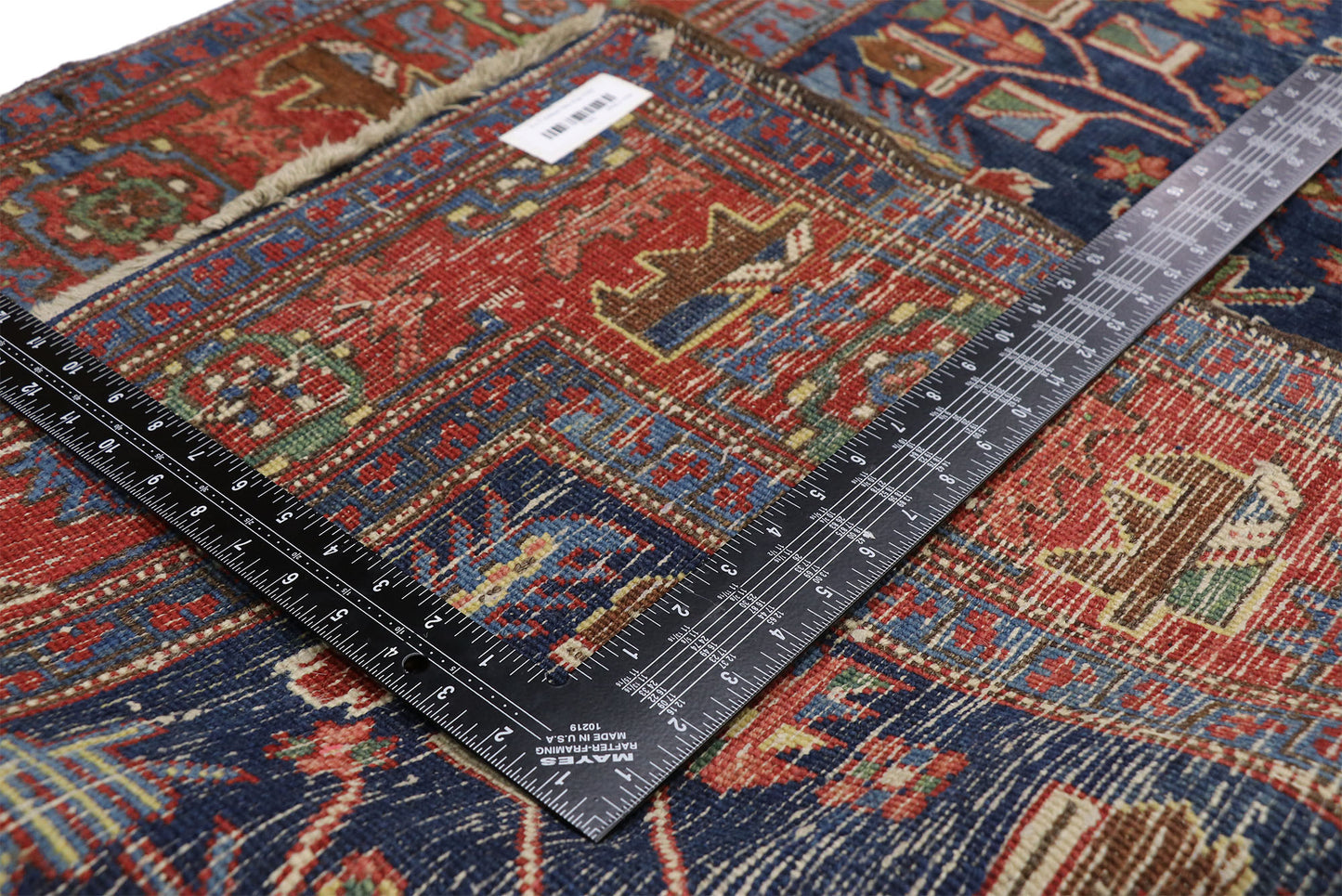 3 x 17 Antique Persian Heriz Runner 77053