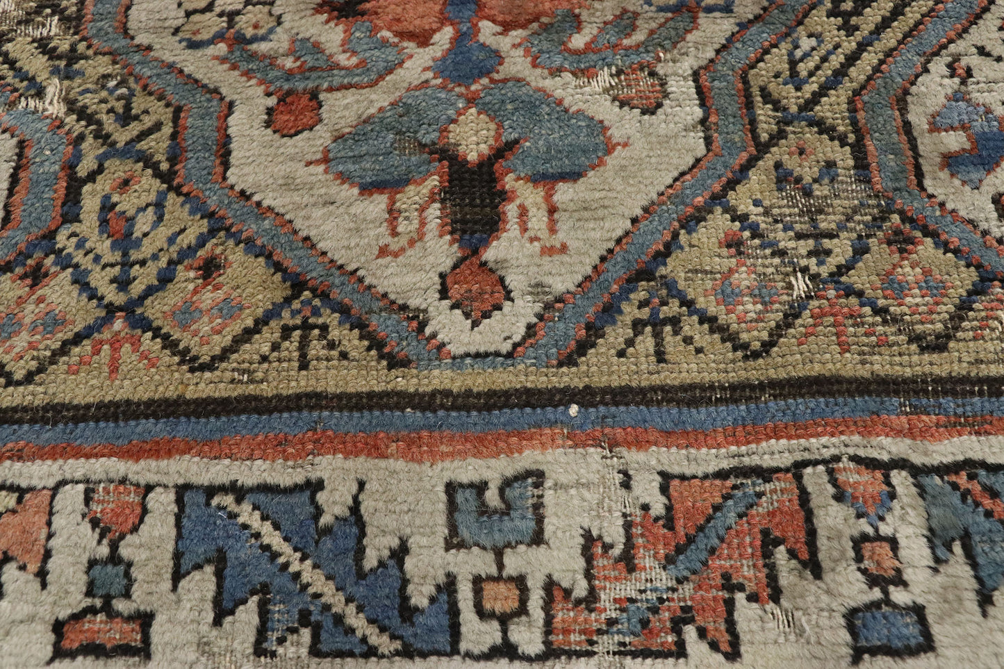 3 x 11 Antique Caucasian Kazak Rug 77058