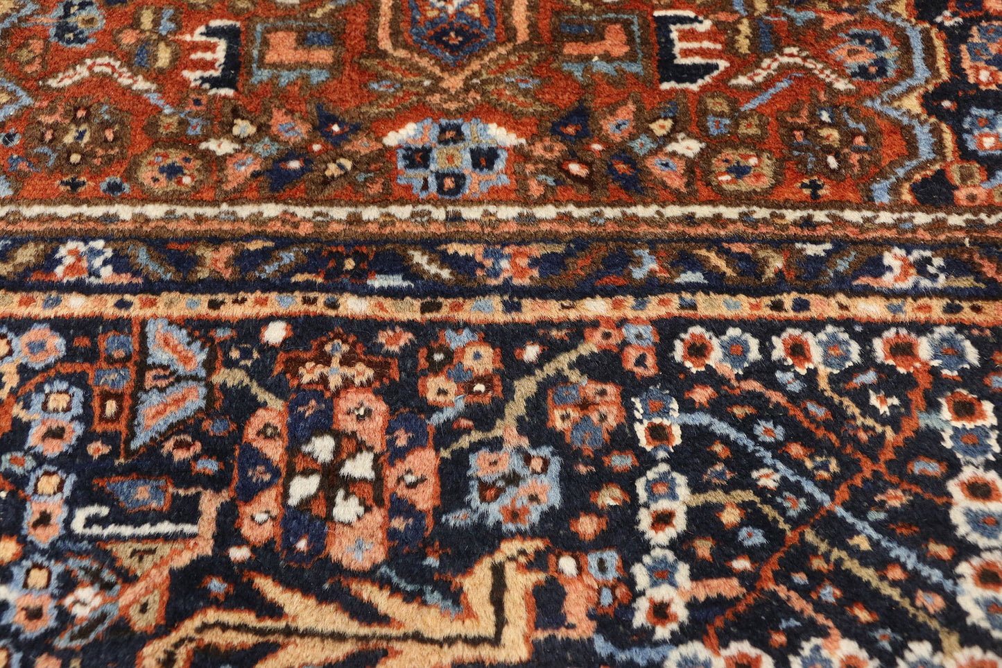 5 x 7 Antique Persian Heriz Rug 77064