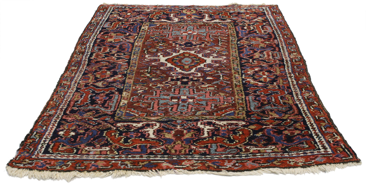 3 x 5 Antique Heriz Rug 77069
