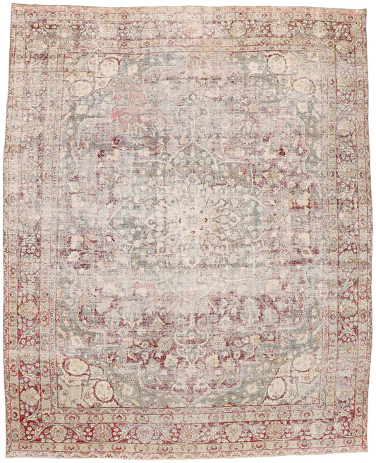 12 x 15 Antique Persian Tabriz Rug 77076