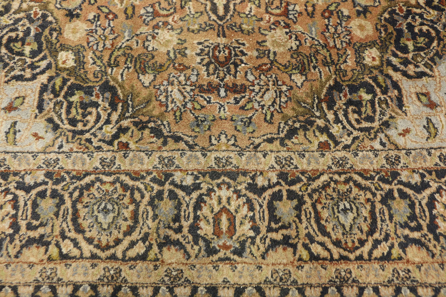 4 x 6 Vintage Kashan Rug 77080