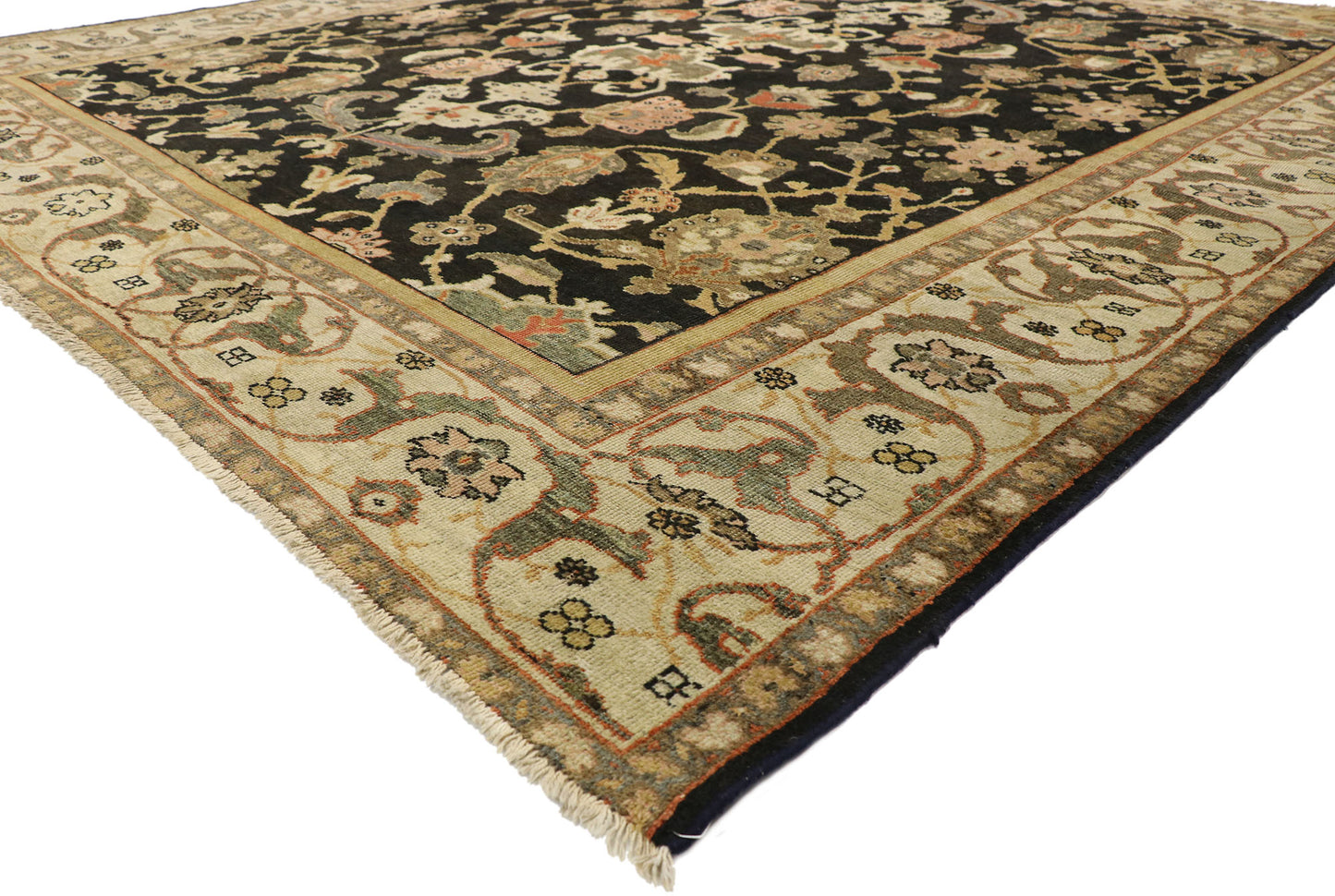 9 x 10 Antique Persian Sultanabad Rug 77104