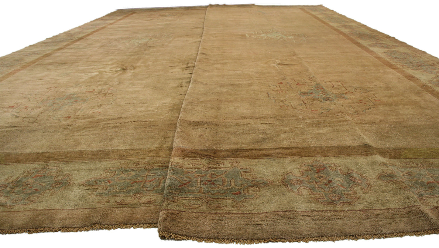 22 x 24 Antique Oushak Rug 77108