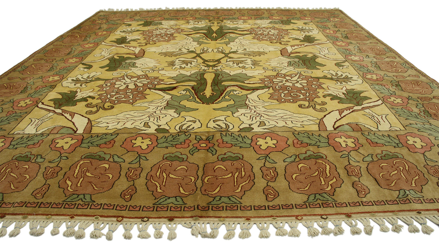 10 x 12 Vintage Oushak Rug 77129