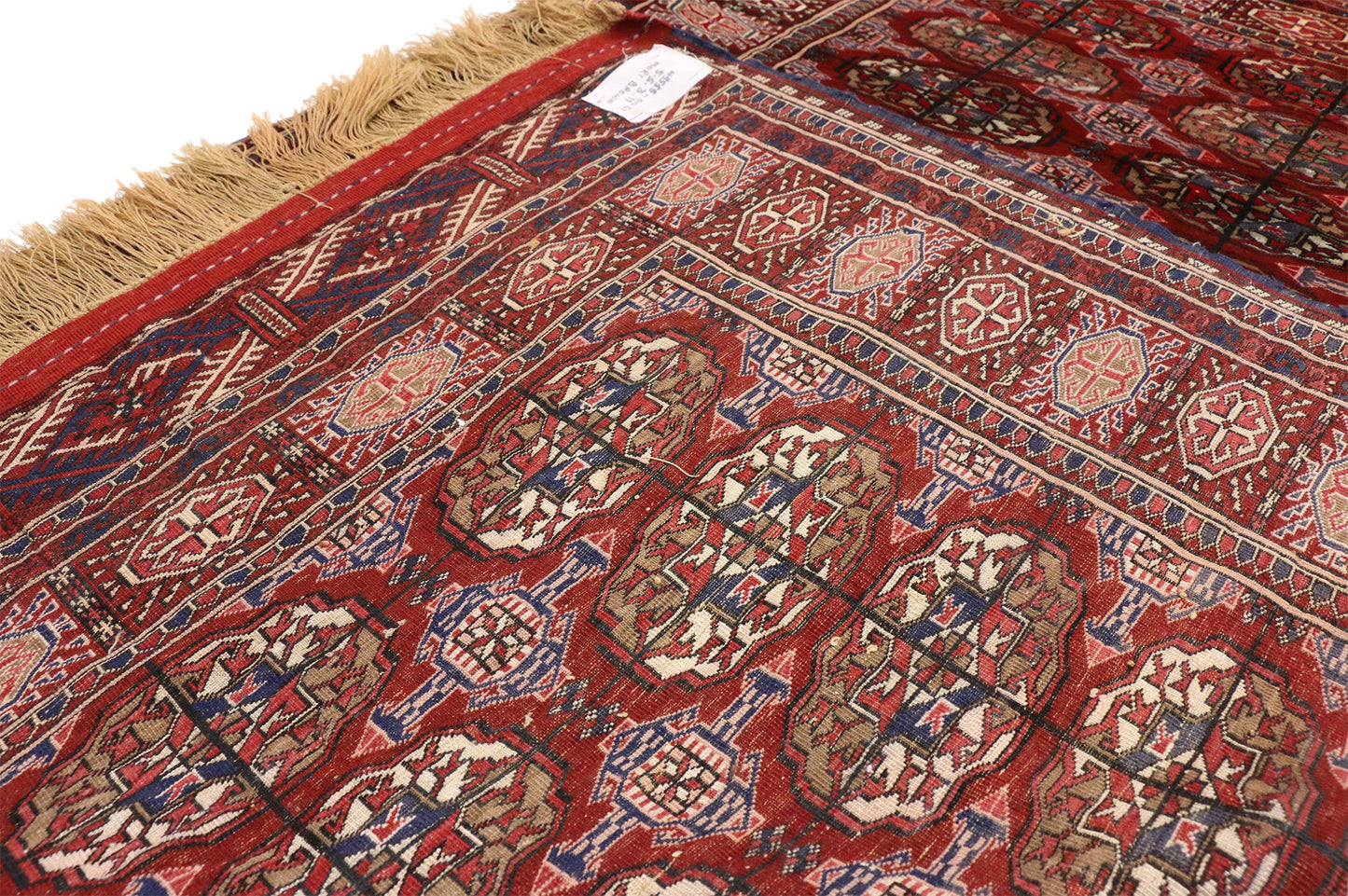 4 x 6 Vintage Turkmenistan Tekke Rug 77157