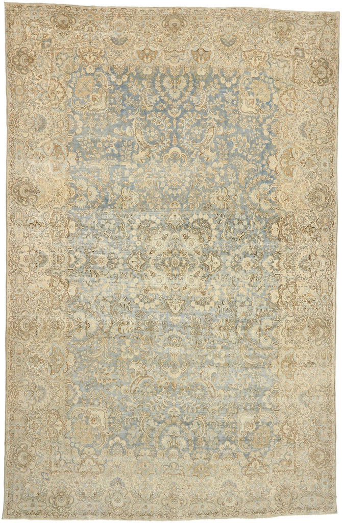 11 x 17 Antique Persian Kerman Rug 77167