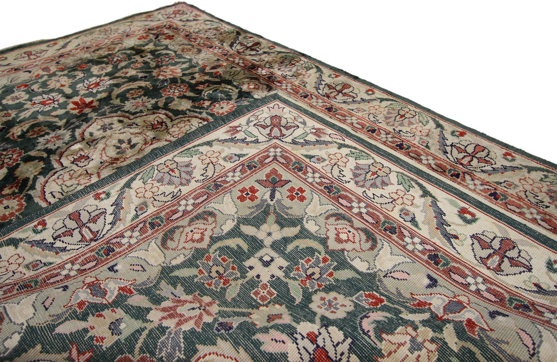 4 x 6 Vintage Chinese Tabriz Rug 77172