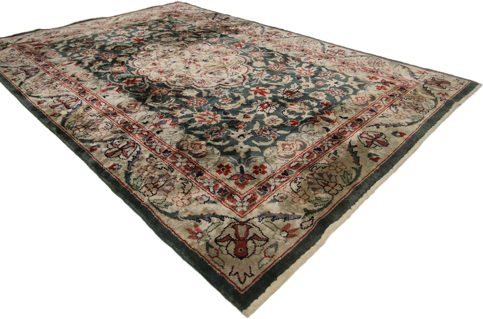 4 x 6 Vintage Chinese Tabriz Rug 77172