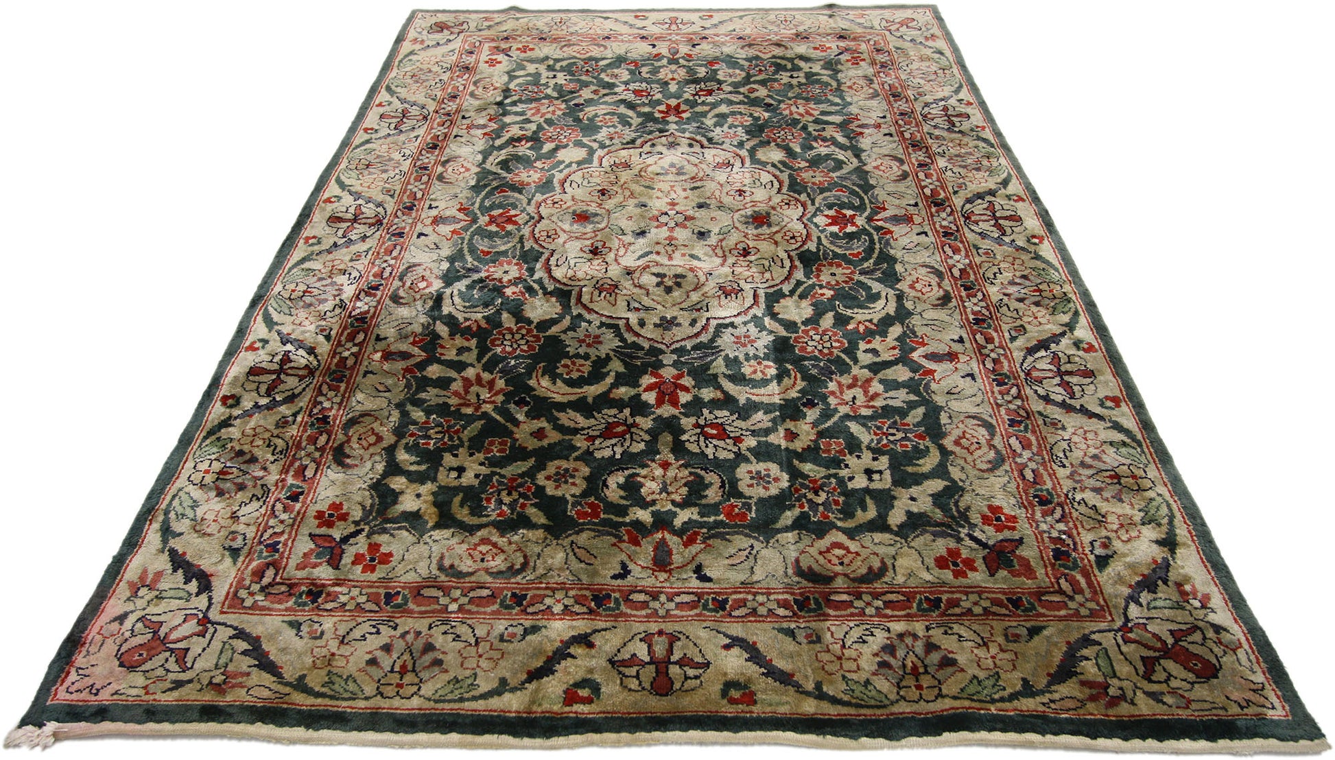 4 x 6 Vintage Chinese Tabriz Rug 77172