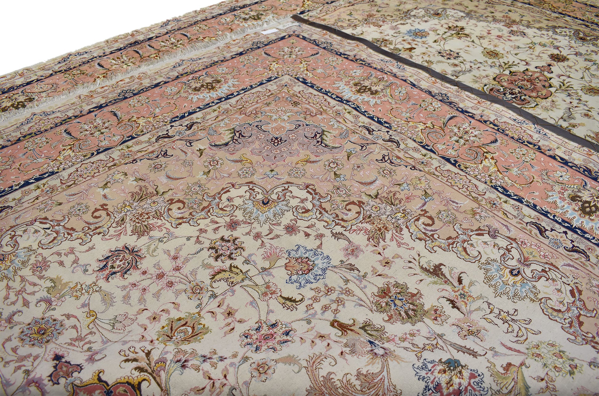 10 x 13 Vintage Persian Tabriz Rug 77182