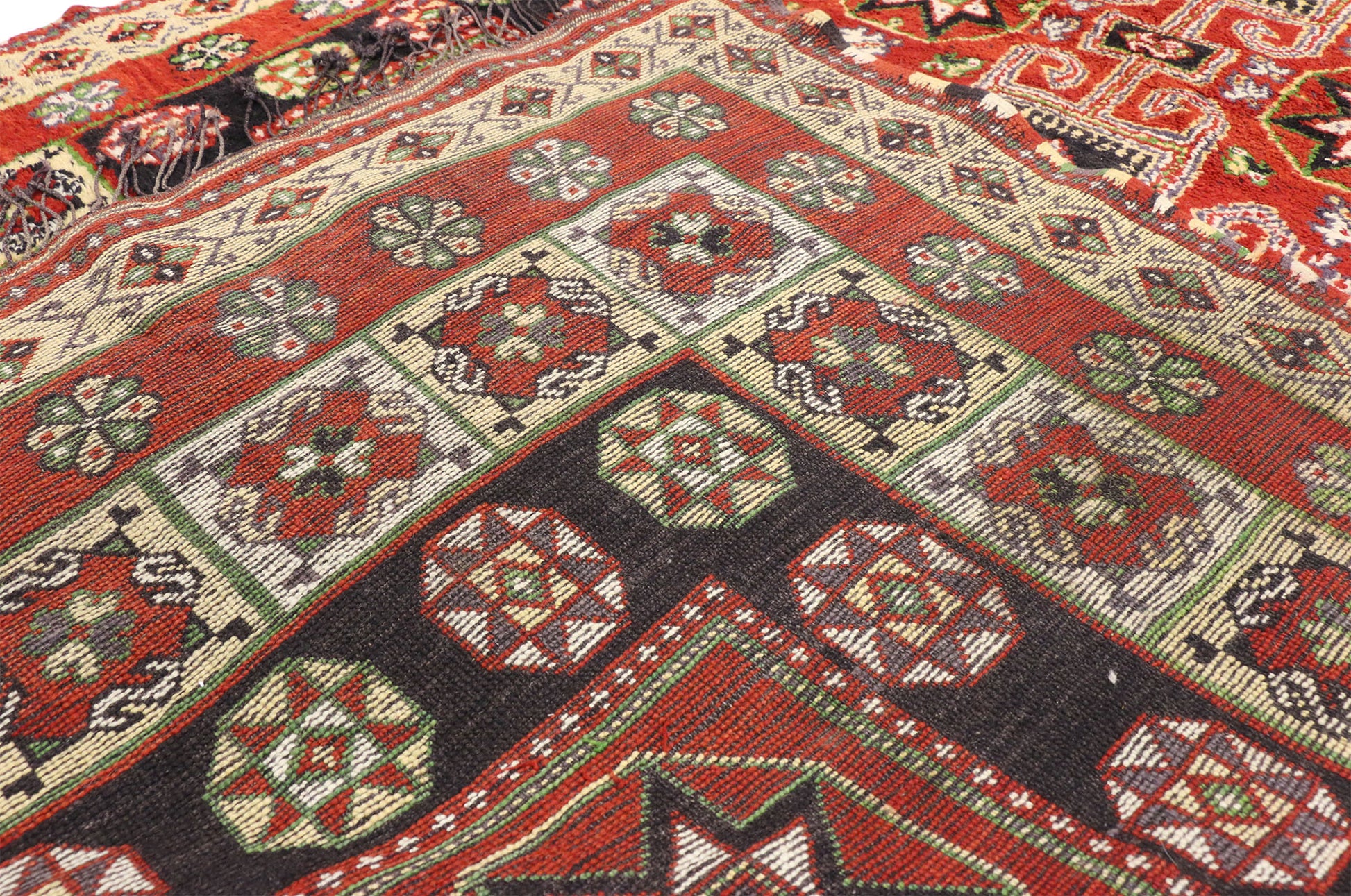 6 x 12 Vintage Rabat Moroccan Rug 77203