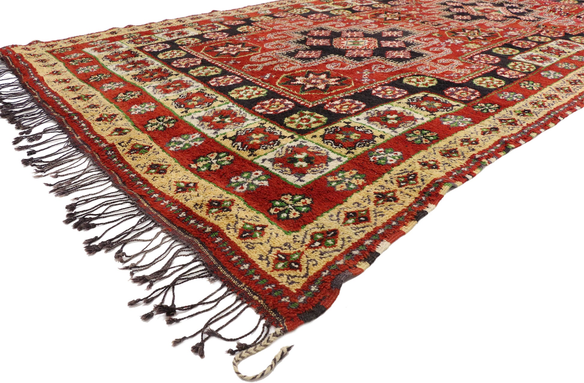 6 x 12 Vintage Rabat Moroccan Rug 77203