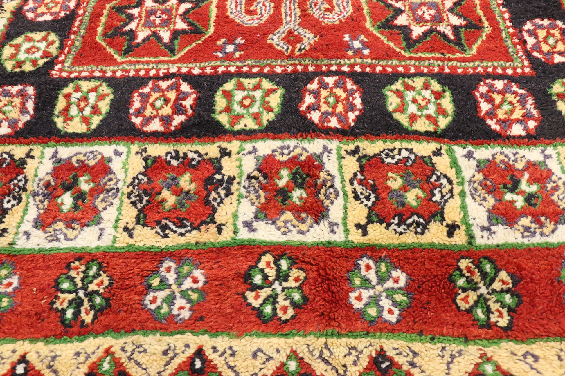 6 x 12 Vintage Rabat Moroccan Rug 77203