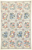 5 x 8 Vintage Floral Needlepoint Rug 77206