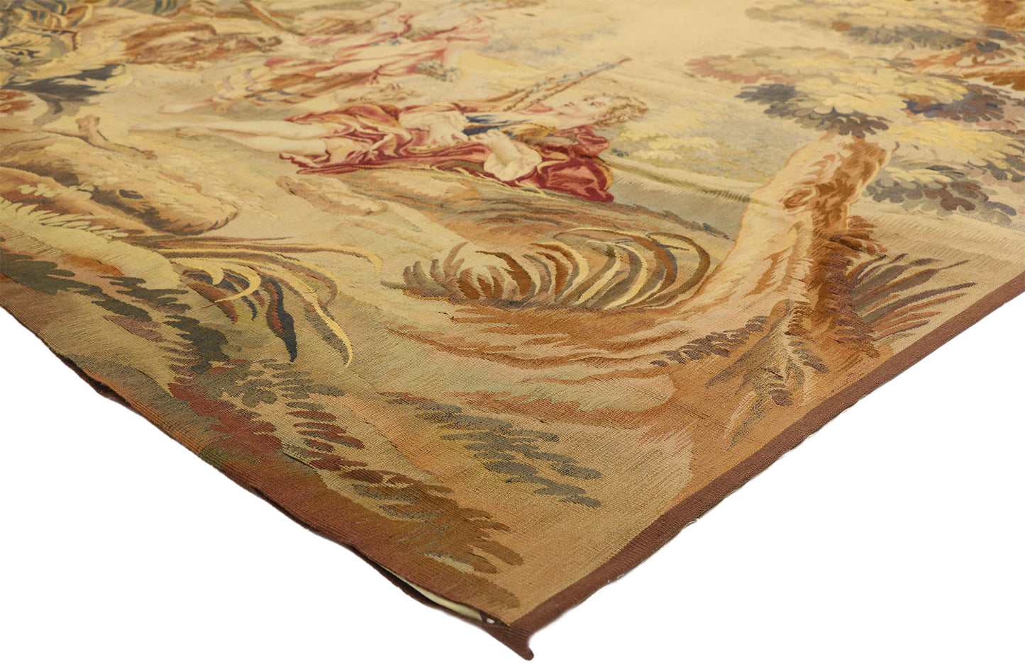 6 x 7 Antique French Tapestry 77221