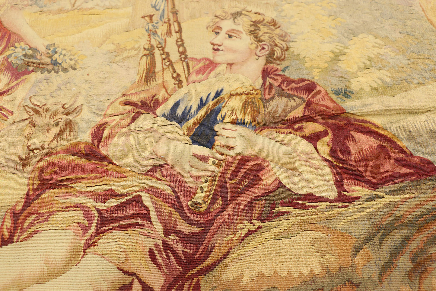 6 x 7 Antique French Tapestry 77221