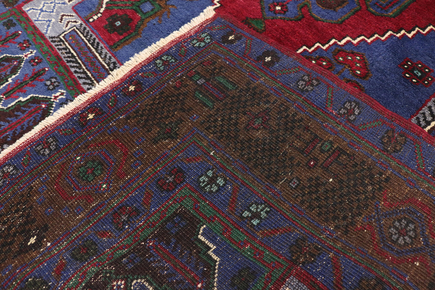 5 x 10 Vintage Turkish Oushak Rug 77226