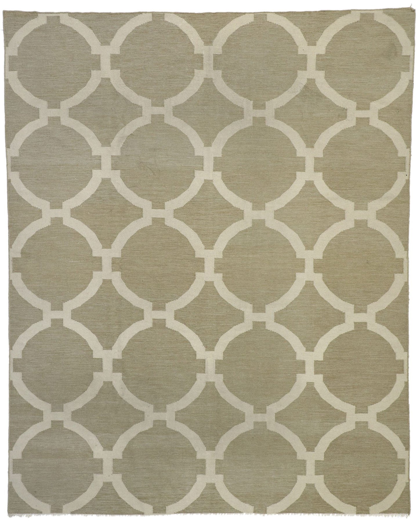 8 x 10 Transitional Trellis Kilim Rug 77229