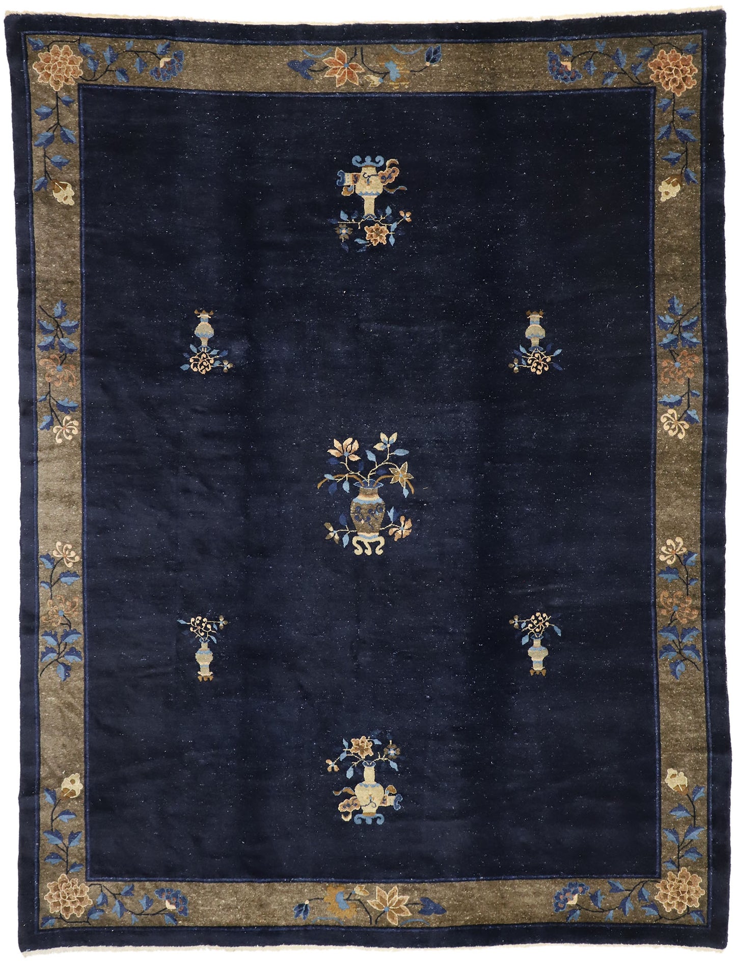 9 x 12 Antique Chinese Peking Rug 77238