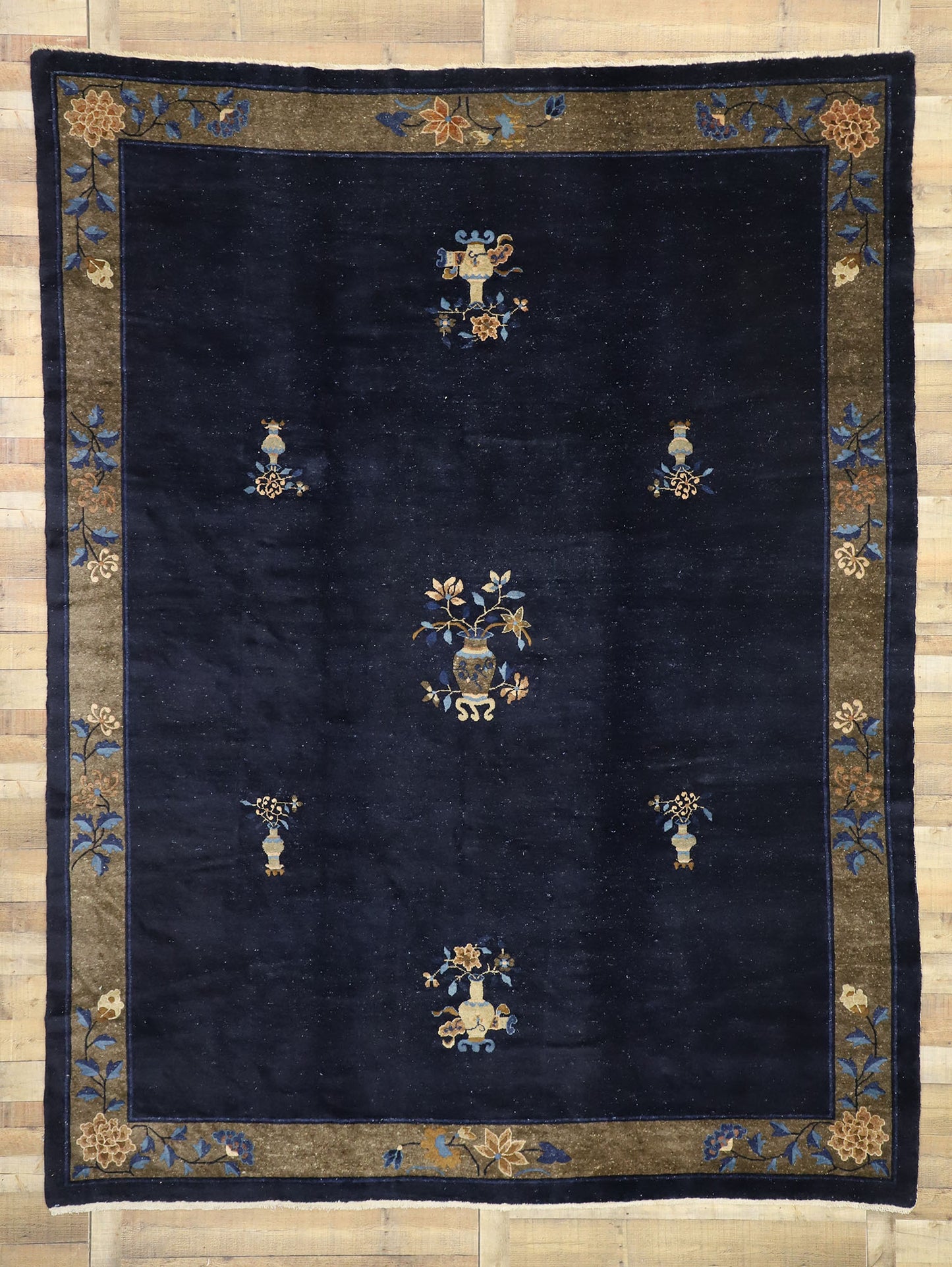 9 x 12 Antique Chinese Peking Rug 77238