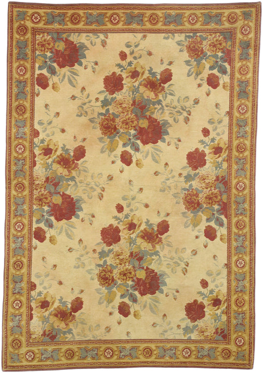4 x 6 Vintage English Rose Tapestry 77243